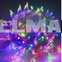 Гирлянда светодиодная 200 LED 13 метров 8 режимов разноцветная